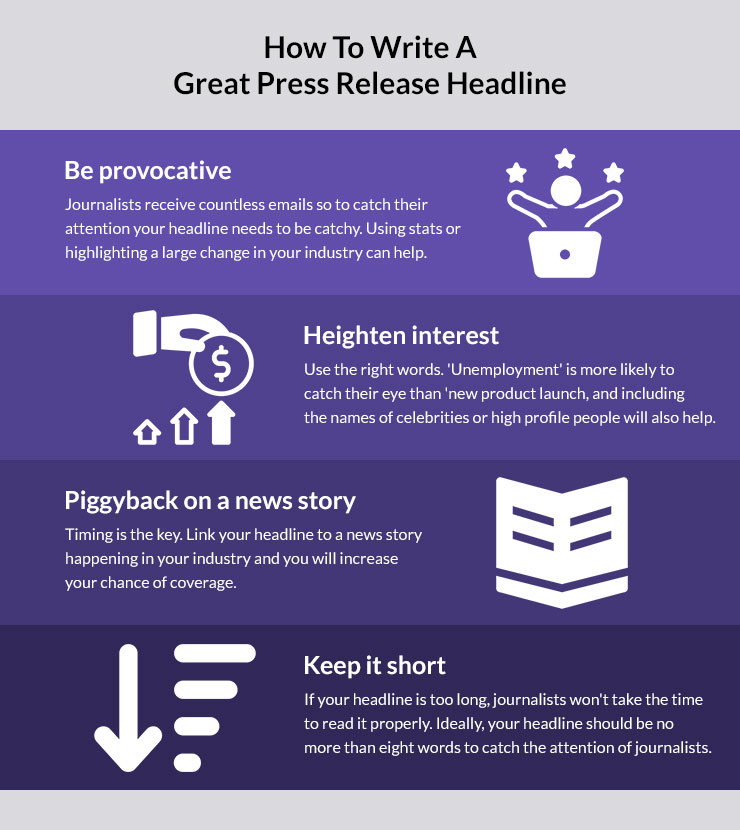 Press release heading