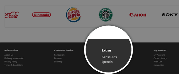 Footer Links 