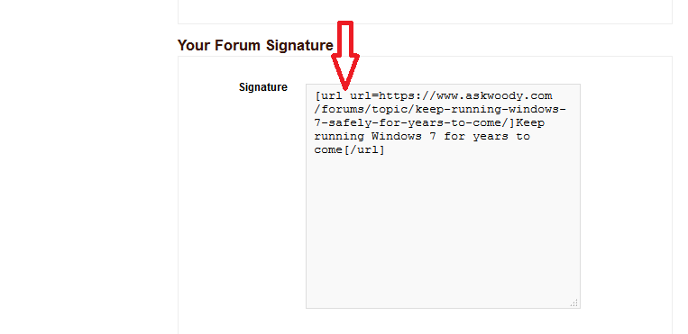 Participate in Signature Links